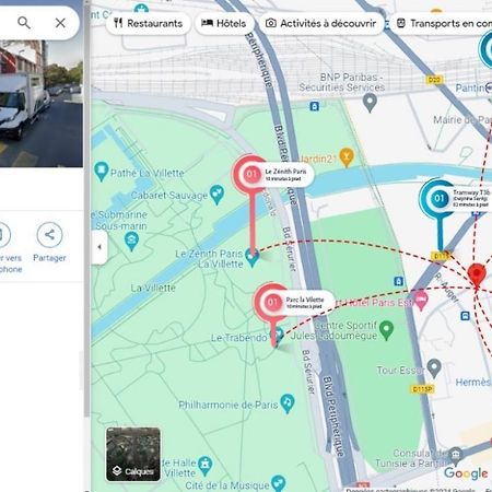 Agreable 2 Pieces A Pantin Apartman Kültér fotó